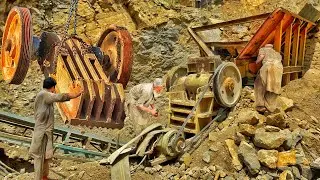 Stone Crusher Hammer Shaft Repairing Process | How To Repair Hammer & Full Crush Plant Process