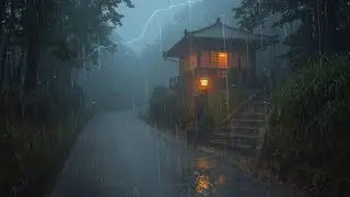 Japanese house Rain 🌧️ SLEEP, RELAX, STUDY NONSTOP! Fall Asleep Fast😴 #52