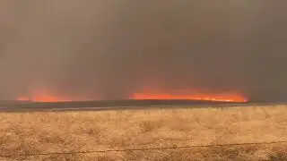 Plumes of Smoke Tower Above Oklahoma Wildfire