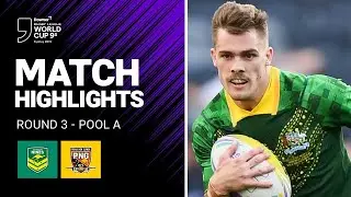 Match Highlights | Australia v PNG | 2019 Rugby League World Cup 9s | Pool Match | RLWC