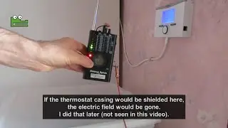 Boiler & Thermostat - Shielded electric wire with ground and drain -- pulsing EMF EMI -- (Part 2)