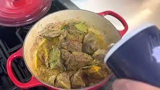 Polo Shevid Baghali with Mahicheh #greenrice #rice #ricerecipe #dillweed #favabeans #beefshank #beef