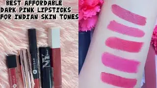 Dark Pink Lipsticks for Indian Skin Tones #shorts #youtubeshorts