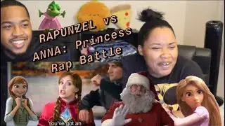 RAPUNZEL vs ANNA: Princess Rap Battle | Reaction