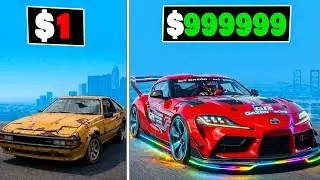 $1 to $1,000,000,000 TOYOTA SUPRA in GTA 5