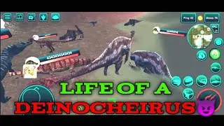 😈Life of a Deinocheirus🦆in (sandbox) server[The cursed isle].Apex gamer.