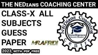 guess papers for class 10 by nedians coaching center | all subject guess papers | karachi board