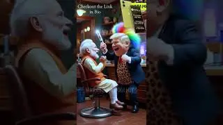 Narendra Modi Memes with Trump #shorts #funny #cute #narendramodi #trump #trumpnews #battle #war