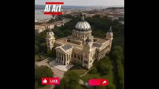 DroneScape AI (drone view, AI Art) #aiart #drone #nft #digitalart #droneview