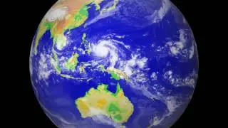 Super Typhoon Haiyan ( Yolanda) 2013 Full Disk Satellite imagery