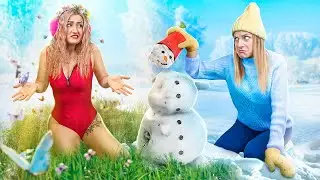 Winter Girl vs Summer Girl!