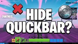 Совет по HUD в Fortnite: где находится кнопка &laquo;Показать панель быстрого доступа&raquo; и как её отключить.