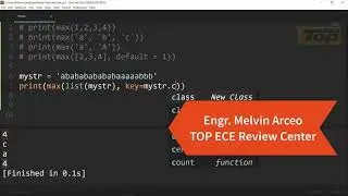 Python using max function Part 2