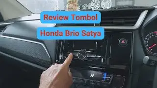 Fitur dan Fungsi tombol tombol mobil Honda Brio E Satya