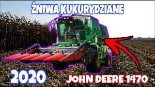 ŻNIWA KUKURYDZIANE 2020🚜 w akcji JOHN DEERE 1470| PRZYSTAWKA CAPELLO