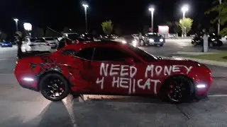 BROUGHT MY HELLCAT TO THE CRAZIEST ATLANTA CAR MEET *POLICE CAME*