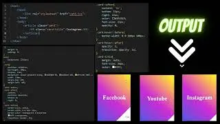 Animated Cards using HTML CSS x Rockstar | #html #css #javascript #cards #website #webdevelopment