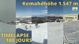 Ski amade / Radstadt / Altenmarkt ⏩ Timelapse 100 jours