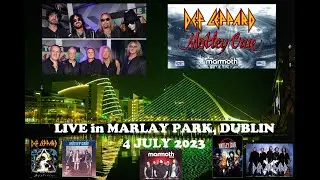 Motley Crue -  Mötley Crüe  - LIVE Concert in Marlay Park, Dublin, Ireland -  4 July 2023 World Tour
