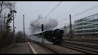 Dampflokspektakel 2025 in München|BR 001 180 der Bayernbahn in Fahrt|ÖBB Railjet 1&2|Letzter ÖBB EC