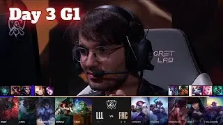 LLL vs FNC | Day 3 LoL Worlds 2022 Play-Ins | LOUD vs Fnatic