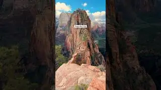Angels Landing in Zion National Park is 🤩🤩🤩