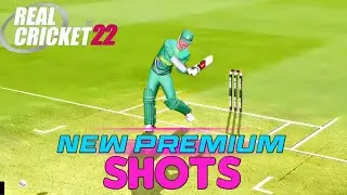 Real Cricket 22 New Premium Shots || #RC22 New Shots