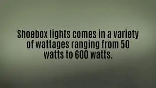 LED Shoe Box Lights|LED Shoebox Lights