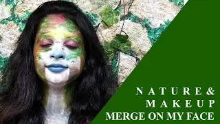 Face painting #nature and art #landscape#classes#makeover#lamentesalon🤩