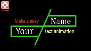 How to make revealing text in kinemaster like adobe after effect