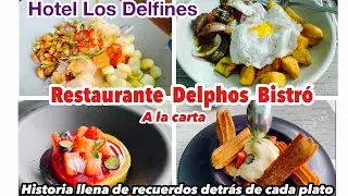 🤑¿Cuánto cuesta almorzar a la carta en Delphos Bistró? Hotel Los Delfines 2024