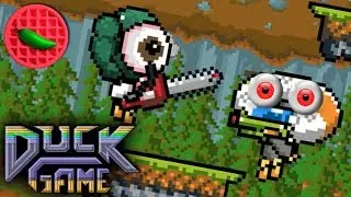 DELICIOUS DUCK DESTRUCTION! -- Let's Play Duck Game (Local Versus)