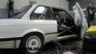 Rally Prep - BMW E30 S14B25 Rally car Dyno tune and Testing with Carbon airbox