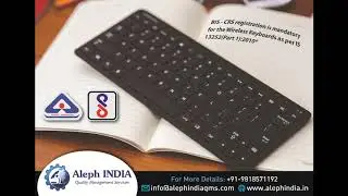 Aleph India BIS Registration, WPC Approval, ISI Certification, Brand Representation Delhi NCR