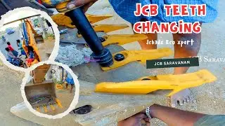 How to change JCB Teeth | Jcb3dx Eco xpert | JCB Saravanan