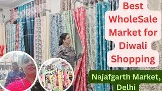 Diwali Wholesale Shopping at NAJAFGARH DELHI GATE Market! Budget Shopping at Sarojini-Level Prices!