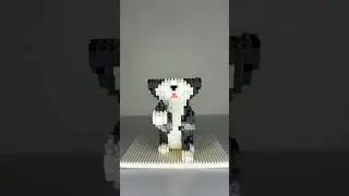 🐱 Building a Brick Cat &ndash; Cute & Fun! #shorts #cat #lego #brickbuild