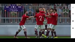 David Beckham Free kick Goal in Pes 21 mobile