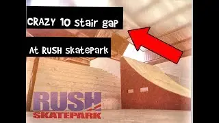 CRAZY 10 STAIR GAP + 4 WAY GAME OF SCOOT AT RUSH SKATEPARK