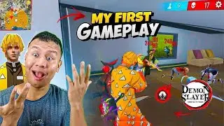 Demon Slayer ZENITSU Bundle First Solo Vs Squad Gameplay GamerTonde @aj gaming 94 