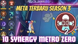 AWAL SEASON NATALIA COMBO 10 SYNERGY METRO ZERO!! META TERBARU SEASON 3 MAGIC CHESS GO GO!!