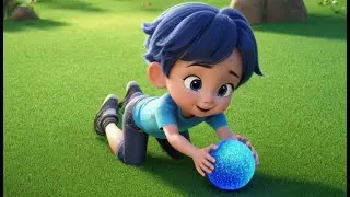 Four Bouncy Balls Go Big and Small | Learn Sizes with Fun Balls | Kids Educational Song