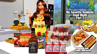 Sims 4 Food Mods: Sims 4 Realistic Food and Delivery Mods Part 2 | 15 Links Included! | The Sarah O.