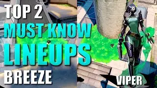 VIPER LINEUPS BREEZE - TOP 2 MUST KNOW LINEUPS FOR BREEZE - Post Plant Snake Bite Molly Setup Guides
