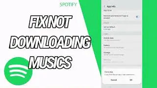How To Fix And Solve Not Downloading Musics On Spotify App