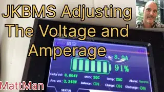 Calibration of JKBMS voltage and amperage, fix that SOC