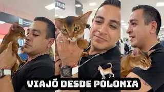 Esperamos 4 meses al nuevo integrante de la familia y fuimos al aeropuerto, viene desde Polonia