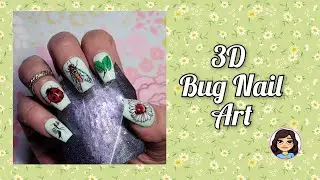 3D Bug Nail Art / Cicadas  / Pretty Fingers By Robin