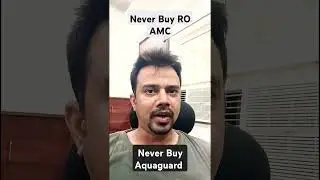 ⚠️ Why You Should NEVER Buy AMC for RO Water Purifiers || AMC Scam #aquaguard #eurekaforbes