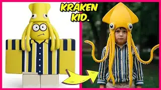 99 Nights In The Forest Mobs in Real Life + Their Favorite Things! 🦑🟡|  Kraken Kid, Squid Kid, Deer